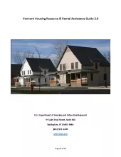 Cover page of Vermont Housing Resource Guide