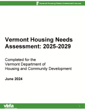 Housing Needs Assessment cover page